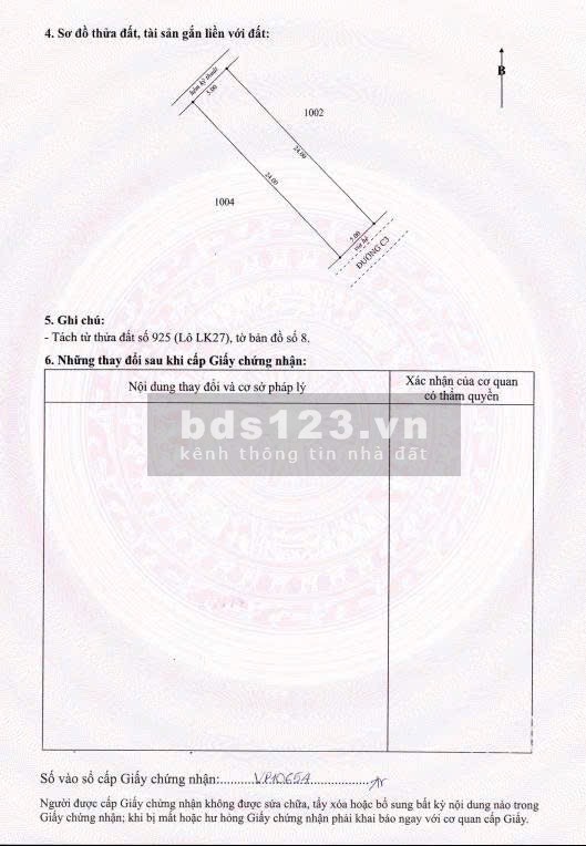 Bán gấp nền chính chủ gần nội ô Cần Thơ