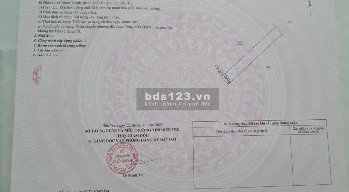 Bán Gần 140m² Đất Chuyển full Thổ Giá Đầu Tư