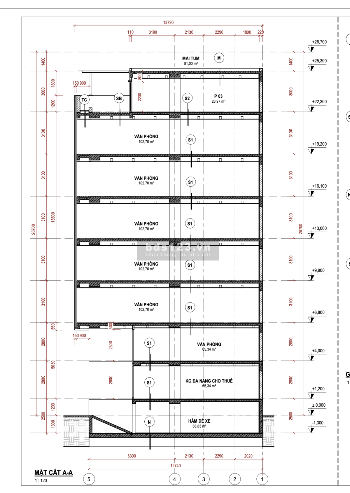 Cho thuê tòa nhà văn phòng 46 Chu Huy Mân, Long Biên (Tách tầng…