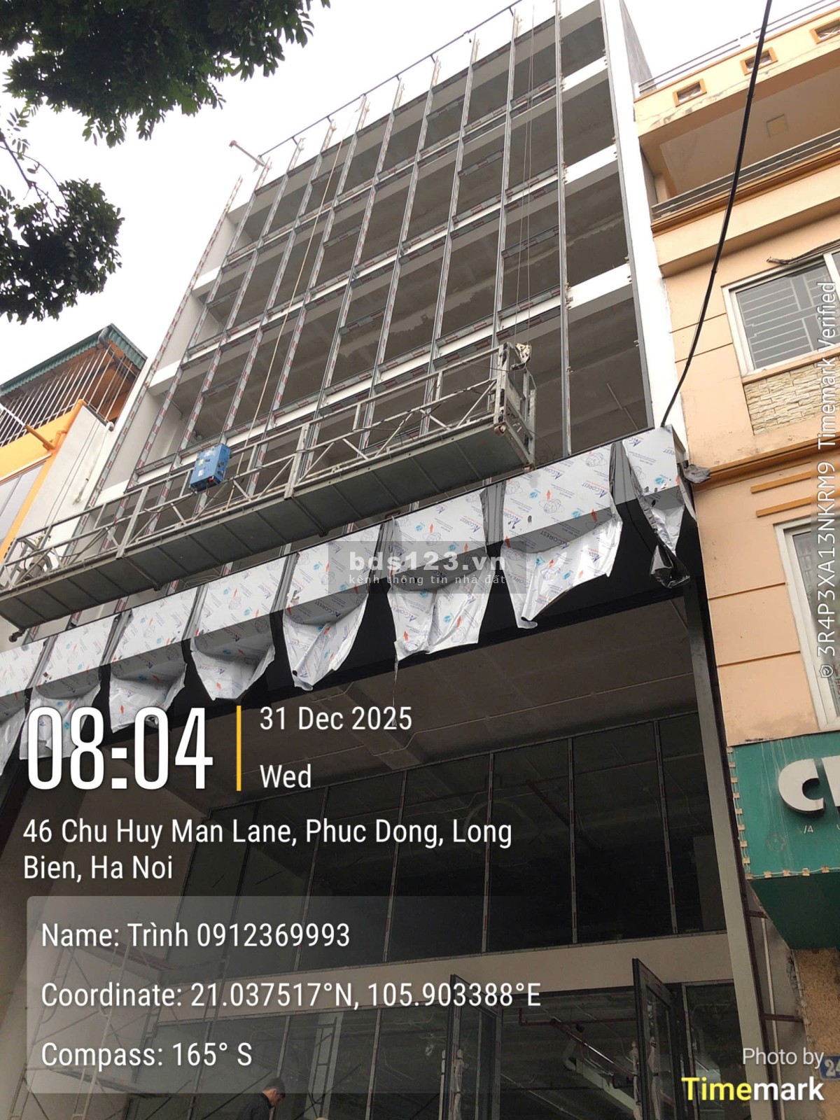 Cho thuê tòa nhà văn phòng 46 Chu Huy Mân, Long Biên (Tách tầng…