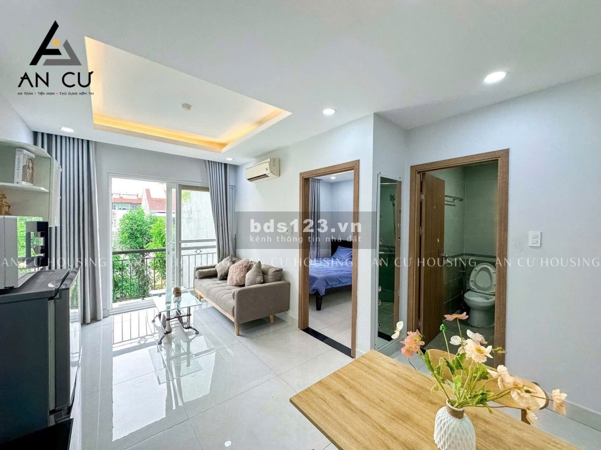 CHO THUÊ CĂN HỘ 1 PHÒNG NGỦ - FULL NỘI THẤT, BAN CÔNG RỘNG…