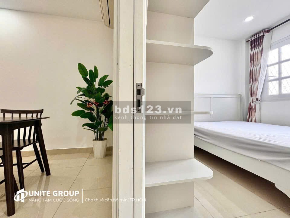 Cho thuê căn hộ 1 phòng ngủ có ban công, máy giặt riêng, Tân…