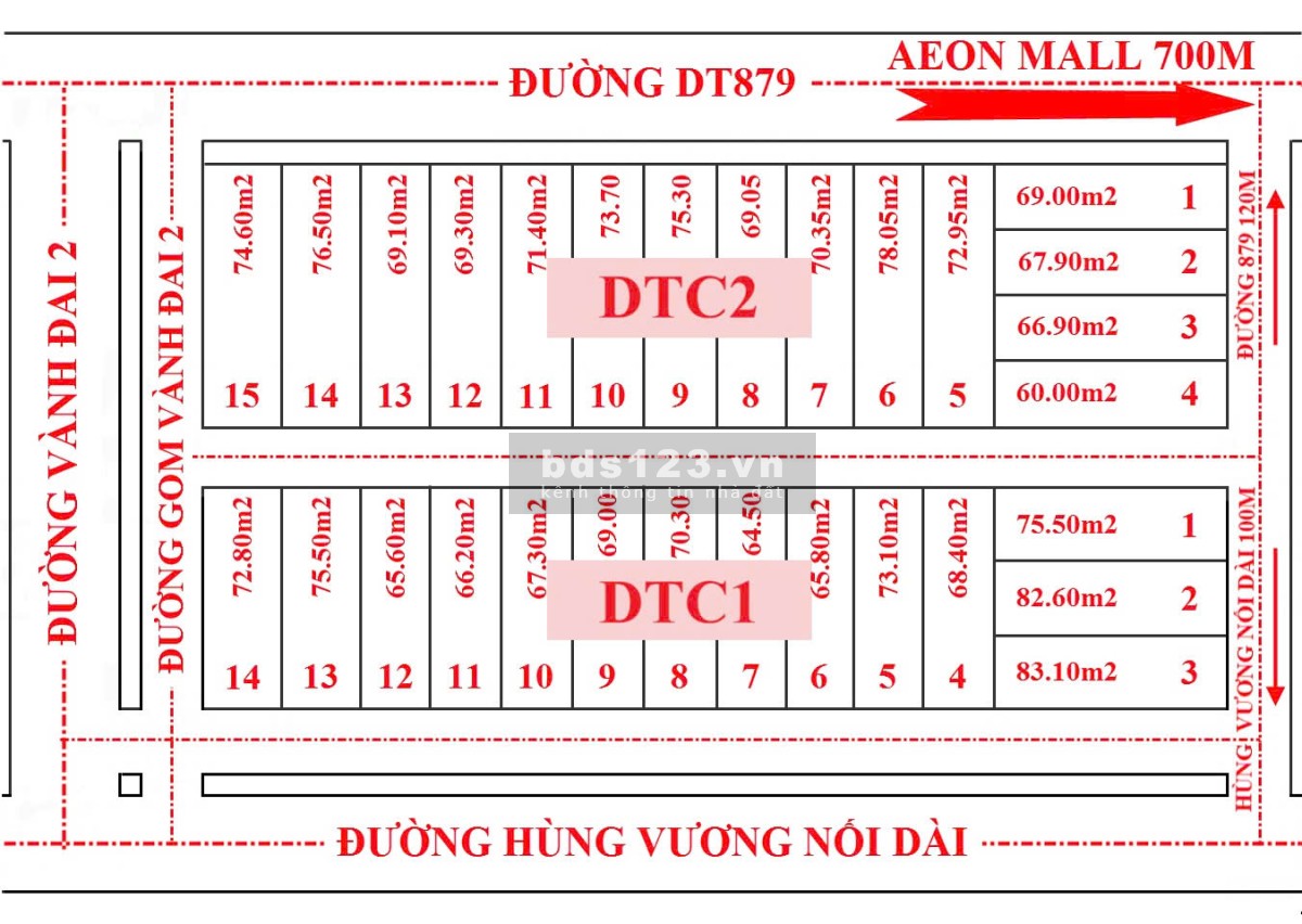 Đất vàng Đạo Thạnh – Xanh - Sạch – Chỉ 1 phút đến Aeon…