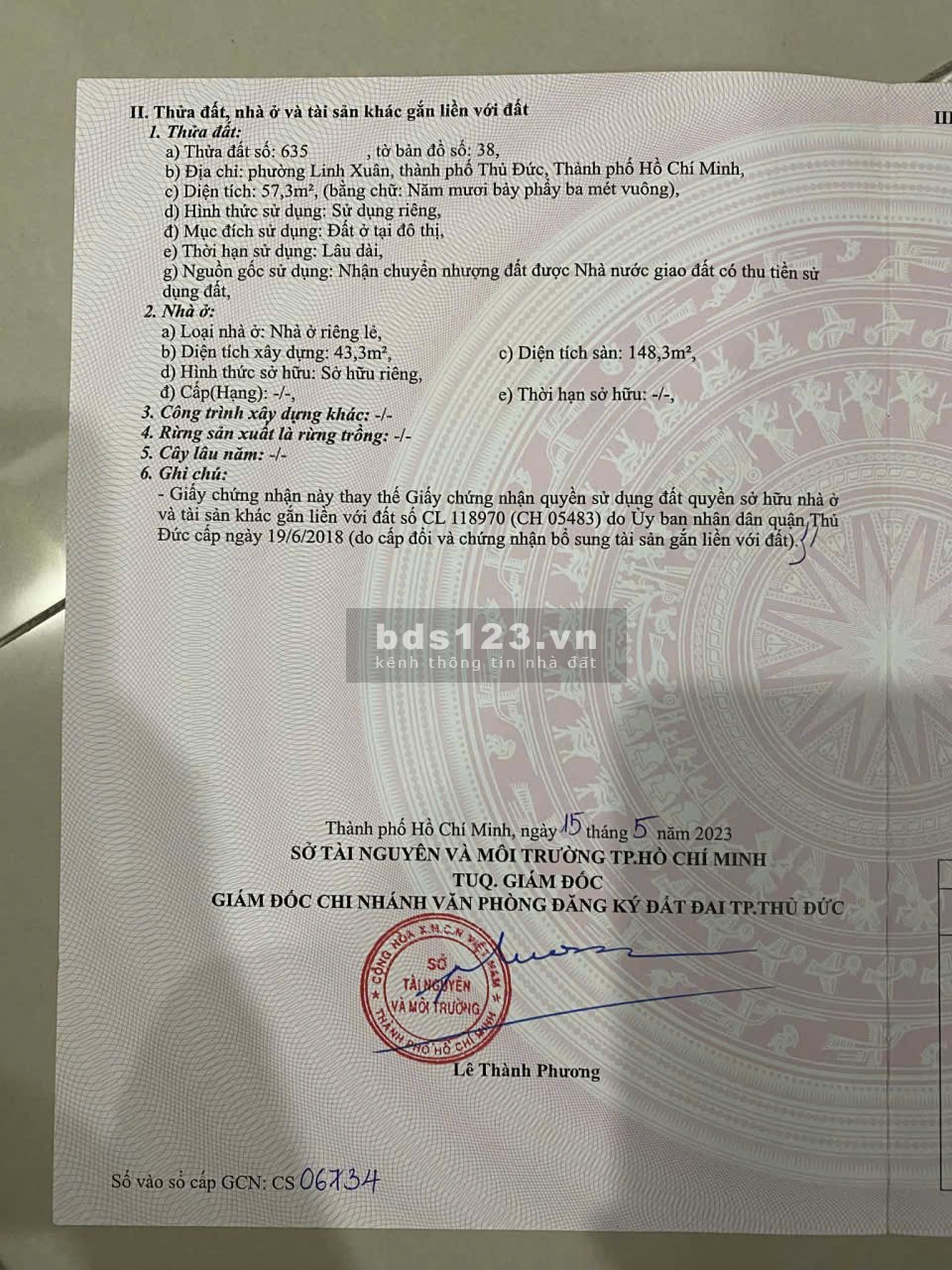 Bán nhà mới xây Full nội thất đường số 8 Linh Xuân Thủ…