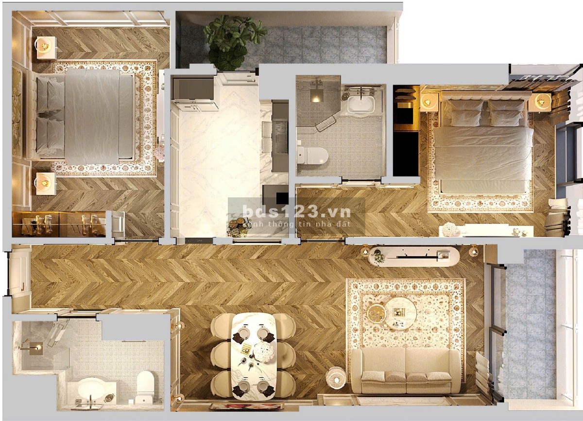 Căn hộ biển NEWTOWN DIAMOND ĐÀ NẴNG 2PN GIÁ 4,7 TỶ