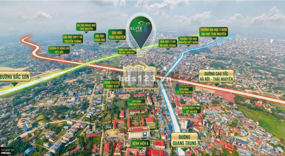 Cực hiếm – Chung cư Tecco Thịnh Đán giá ưu đãi hấp dẫn