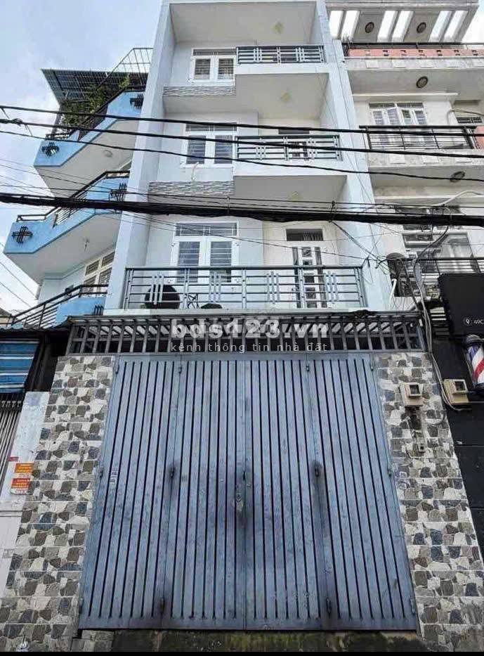 Bán nhà MT Lê Lai P12 Tân Bình nhà nở hậu 1 trệt 3 lầu 1 sân…