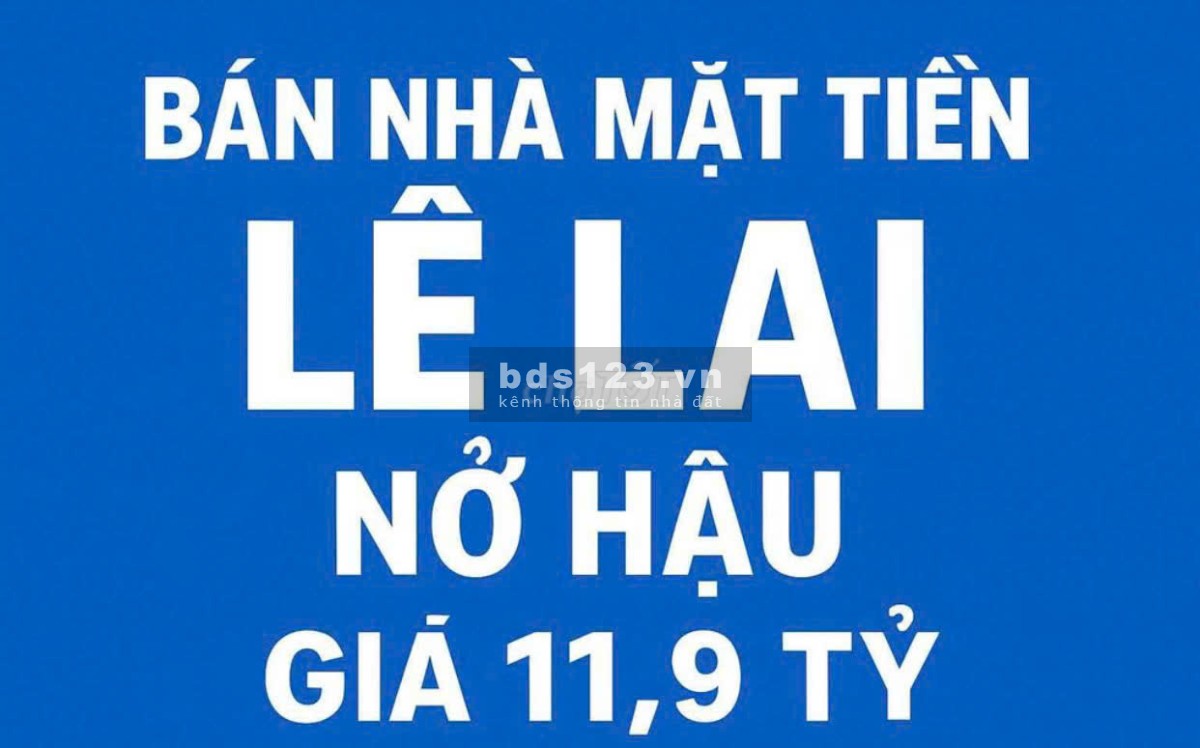 Bán nhà MT Lê Lai P12 Tân Bình nhà nở hậu 1 trệt 3 lầu 1 sân…
