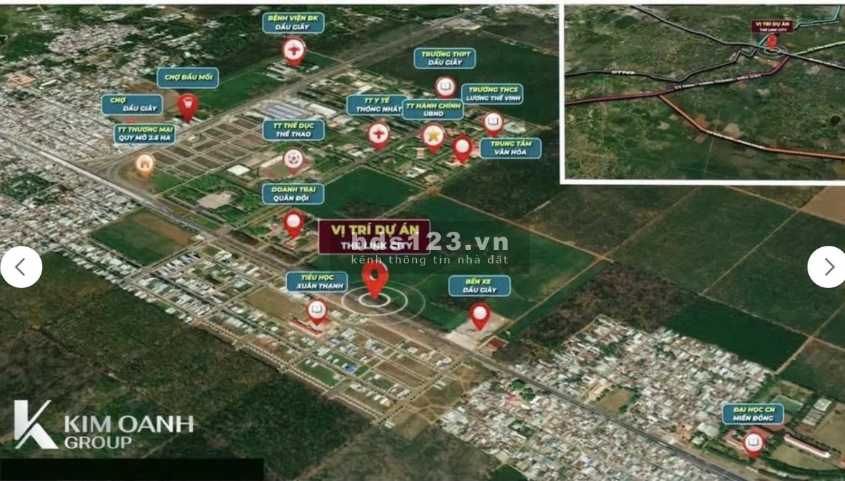 Đất Nền Ngay Trung Tâm Hành Chính Dầu Giây, Mặt Tiền QL1A