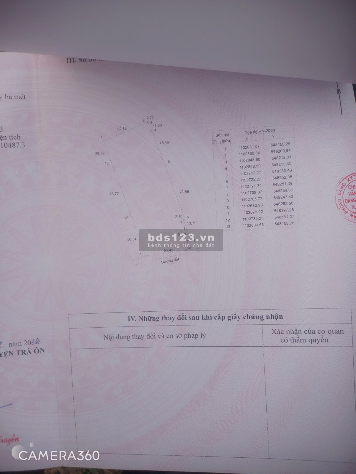 Chính chủ Bán 10.787m2 đất vườn + 300m2 thổ cư Ấp Mỹ Hưng,…