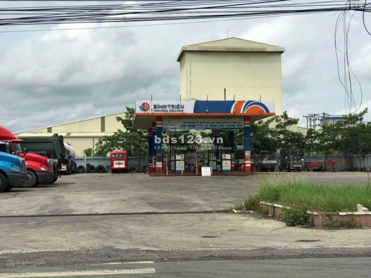 Bán cây xăng rộng 3.100m2 tại Nhựt Chánh, Bến Lức, Long An, 53…