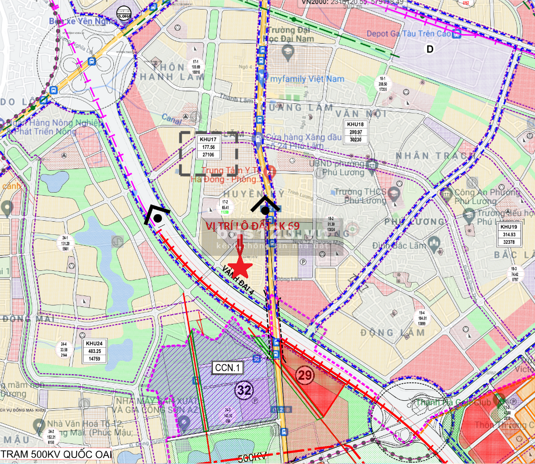 Chính chủ tôi cần bán lô đất DV02-LK69 Hà Đông - Hà Nội