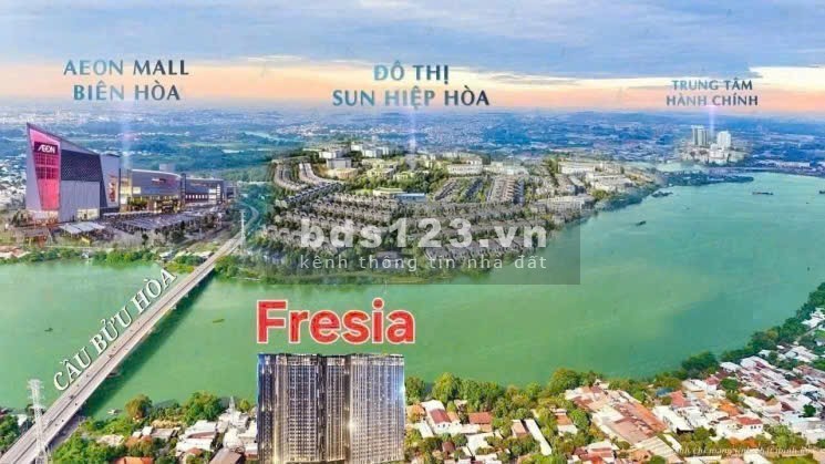 CHỈ CẦN 500TR CÓ NGAY CĂN HỘ FRESIA RIVERSIDE VIEW SÔNG DUY NHẤT…