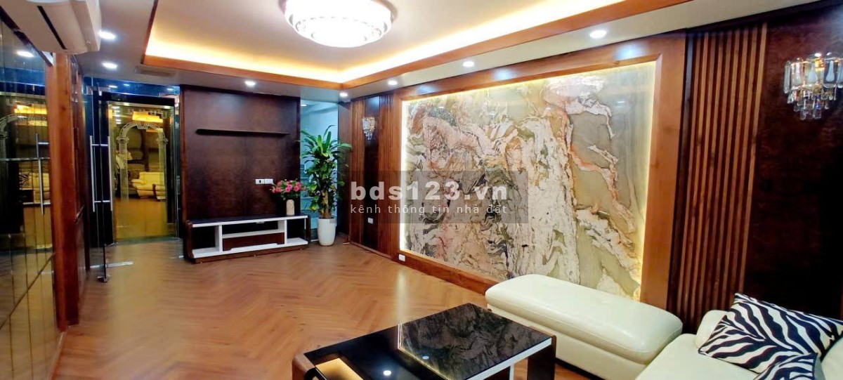 Bán Nhà, 2 Ô TÔ Tránh, Tân Mai 47m, 8 tầng, mt 4m, giá 23 tỷ.