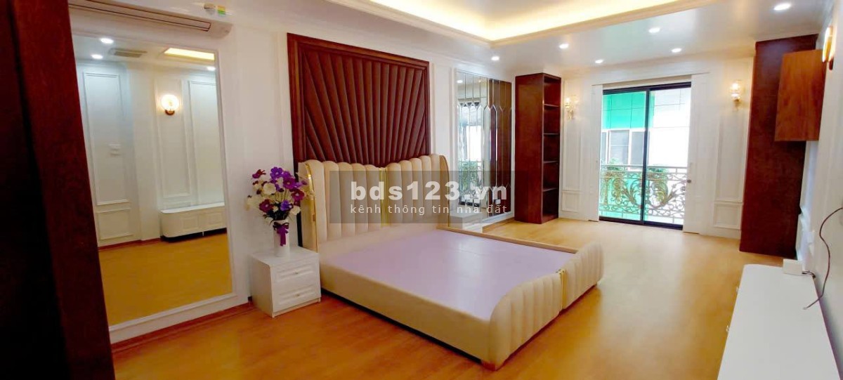 Bán Nhà, 2 Ô TÔ Tránh, Tân Mai 47m, 8 tầng, mt 4m, giá 23 tỷ.