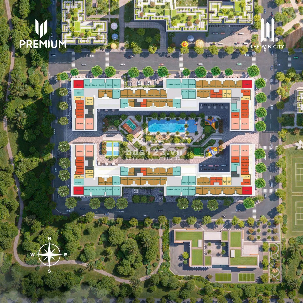 3 phòng ngủ 2WC – 2 tỷ 6 – Dự án The Win City