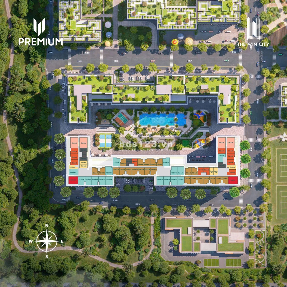 3 phòng ngủ 2WC – 2 tỷ 6 – Dự án The Win City