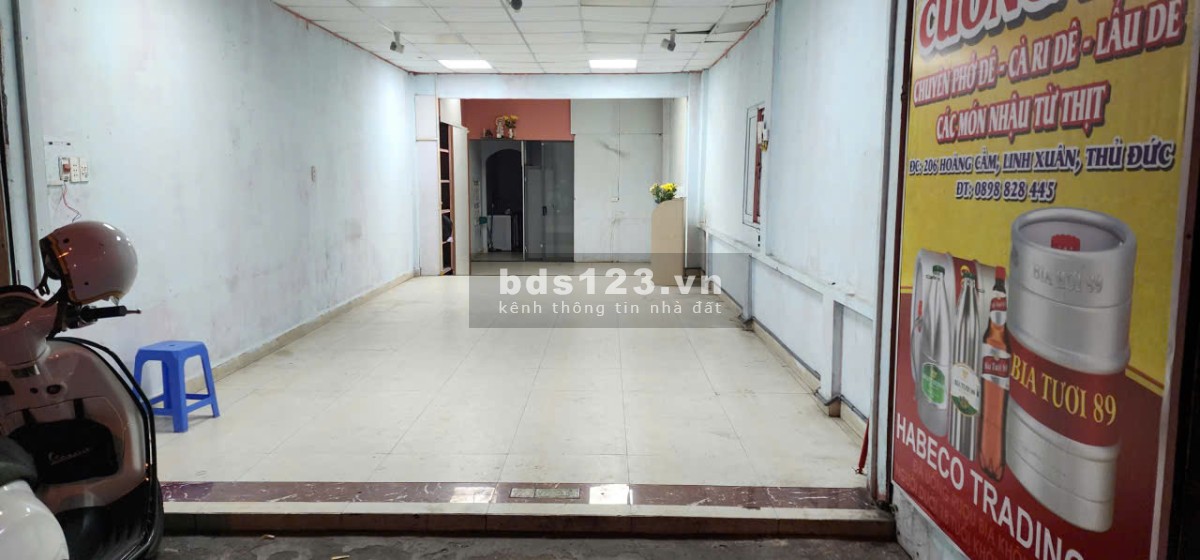 Cho thuê nhà mặt bằng Kinh Doanh 72 m2 đường Hoàng Cầm,Thủ Đức