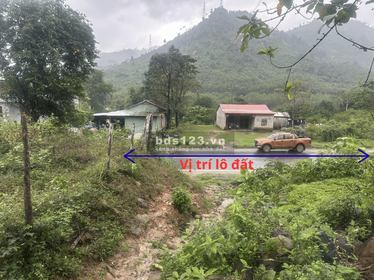 350 triệu - 232 mét đất mặt tiền Quốc lộ 14B - Nam Giang - Đà Nẵng