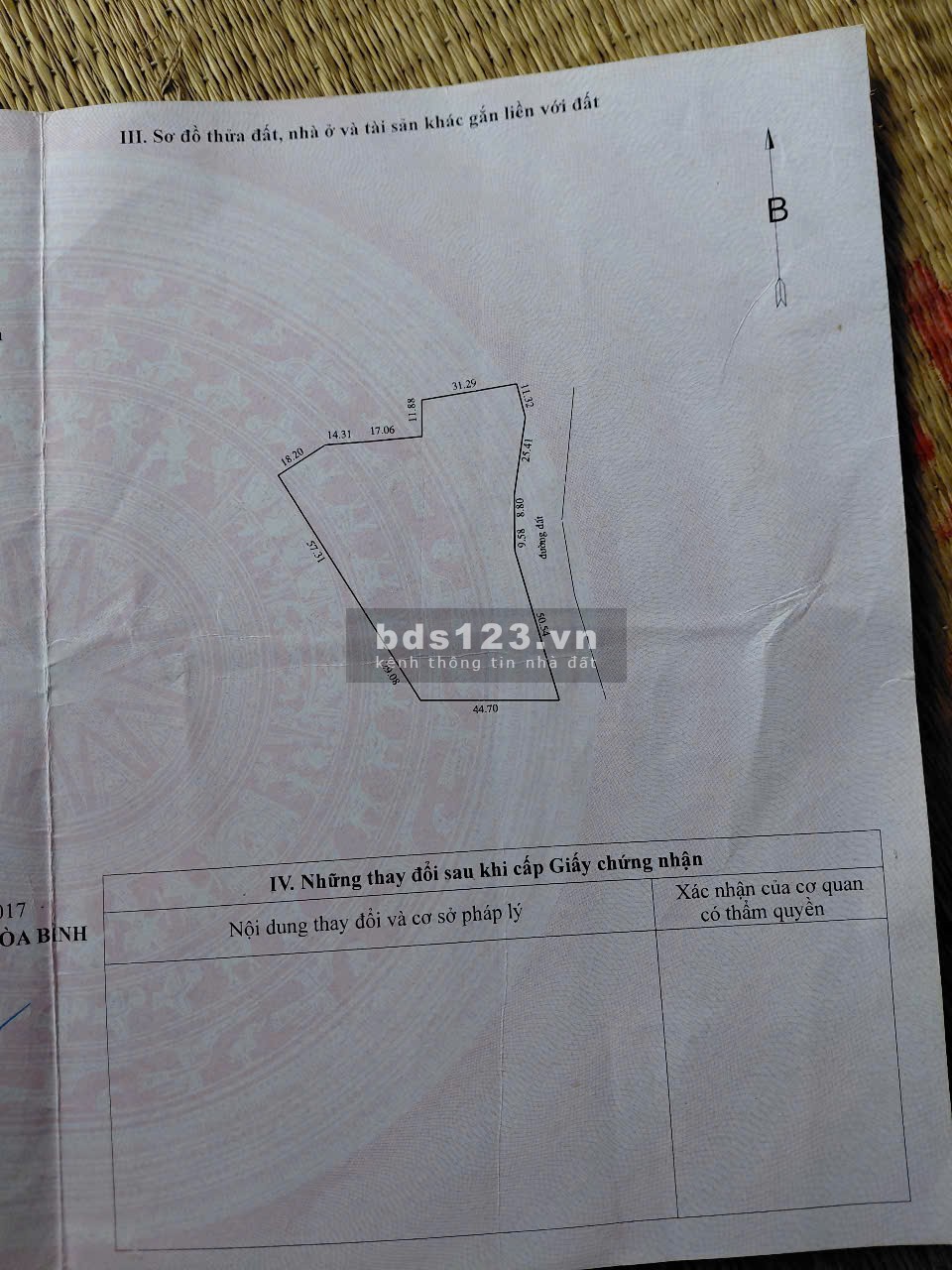 Chính chủ cần bán gấp lô đất ở Tân Lạc, Hòa Bình