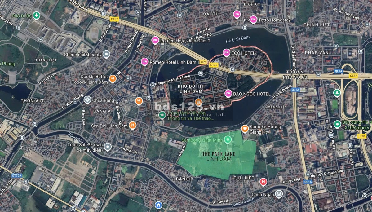 Bán biệt thự, nhà liền kề khu Nam hồ Linh Đàm, gần tiện…