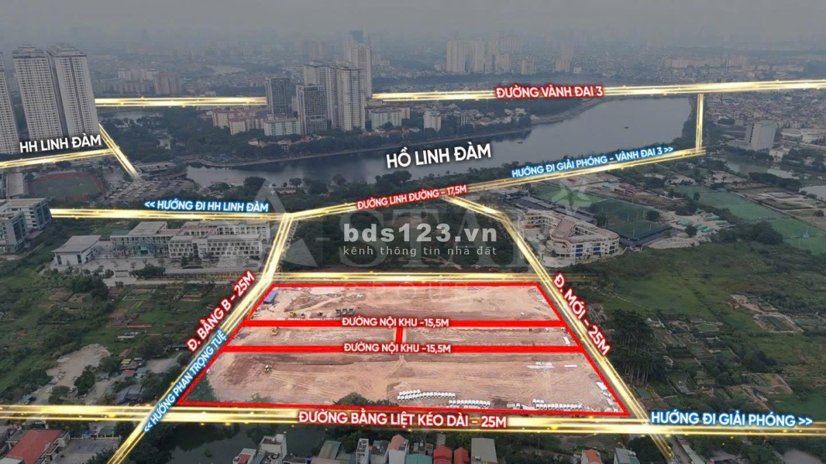 Bán biệt thự, nhà liền kề khu Nam hồ Linh Đàm, gần tiện…