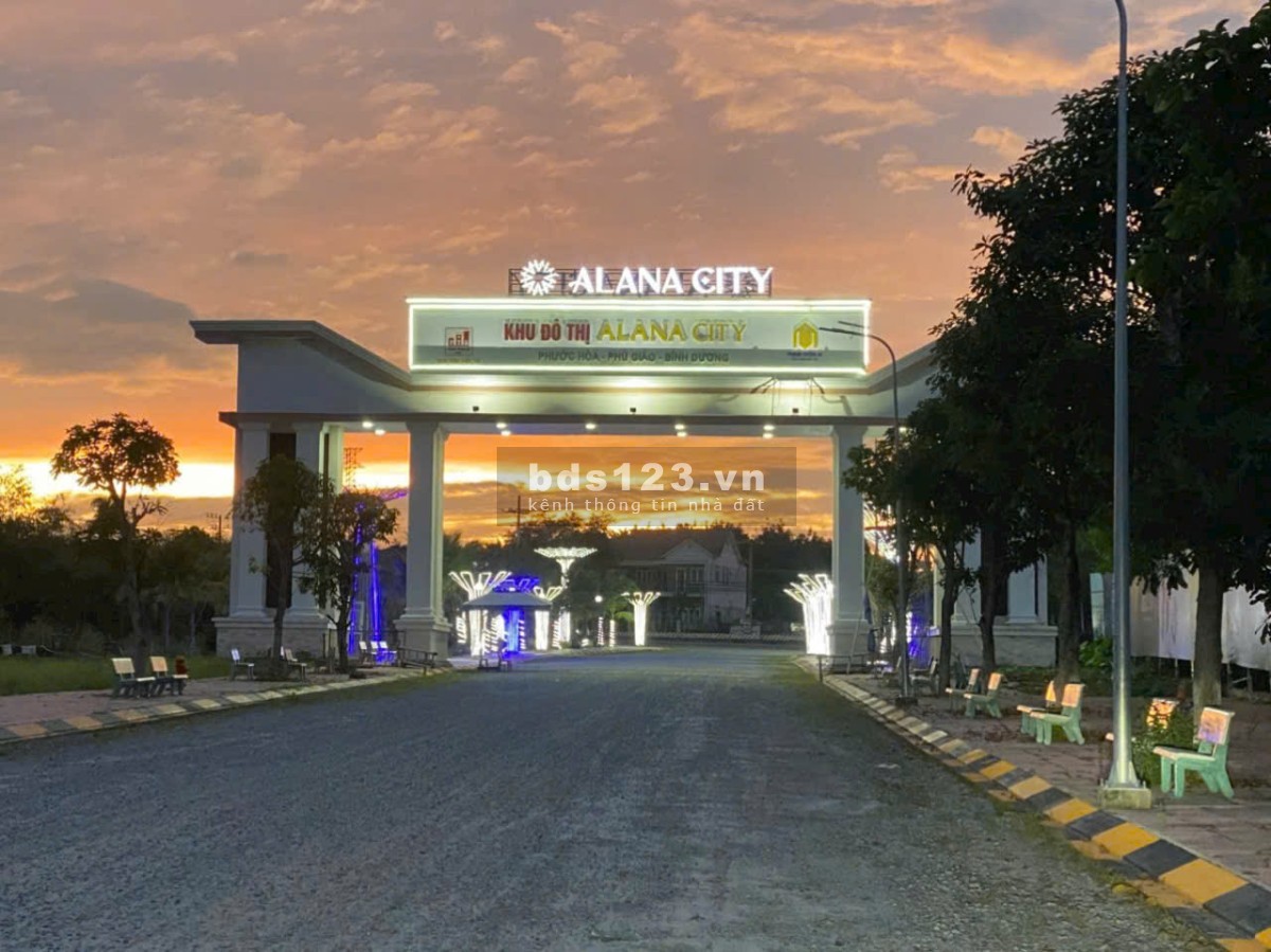 Bán đất nền Dự án Alana city sổ hồng trao tay - Đón đầu làn sóng công nghiệp Phú Giáo