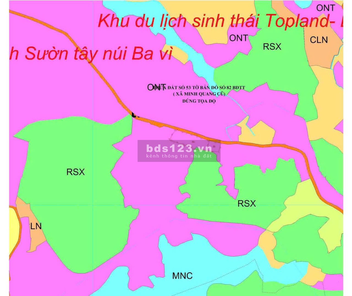 Bán đất sổ đỏ ở Minh Quang, Ba Vì, Hà Nội diện tích 1080m2…