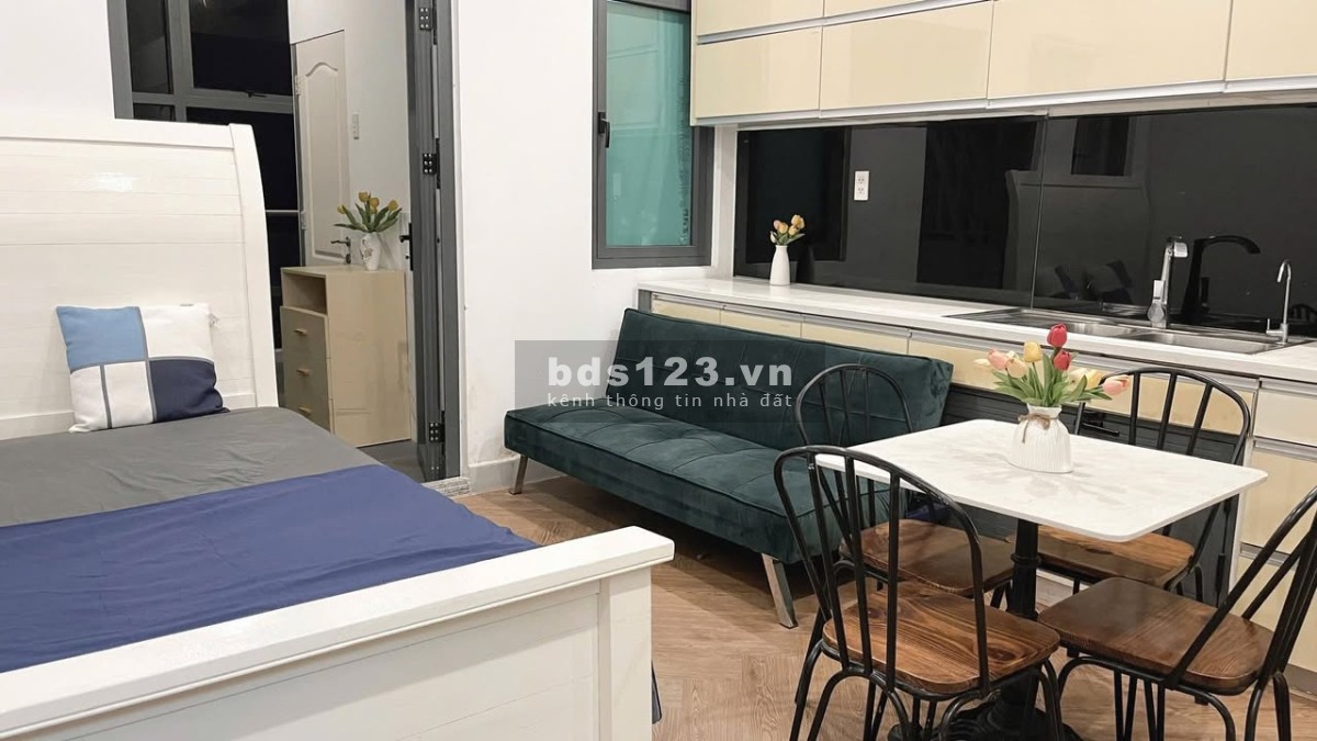 Studio ban công view chill, đầy đủ nội thất tại KDC Him Lam,…