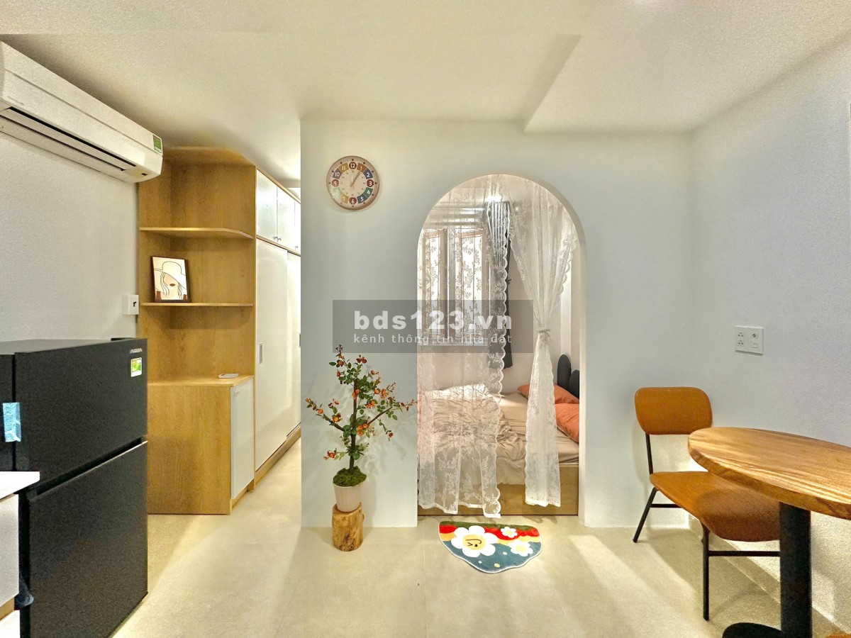 Phòng căn hộ 1 PN, PK siêu sang, Bancon riêng, 2/1 Đào Duy Từ…