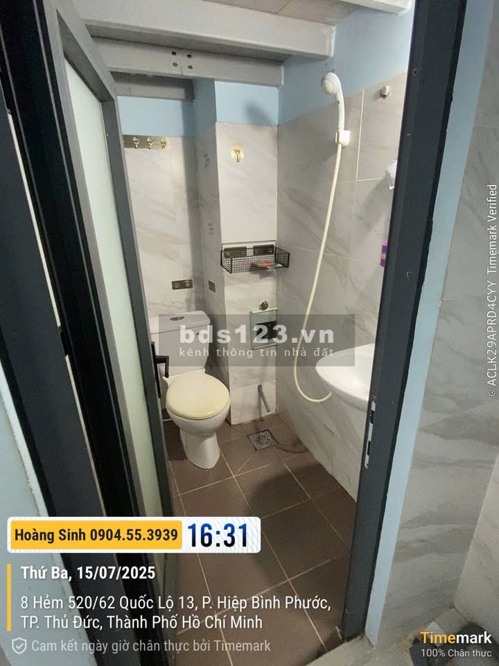 Phòng trọ 25m² có gác lửng, hẻm 520 QL13, Hiệp Bình Phước,…