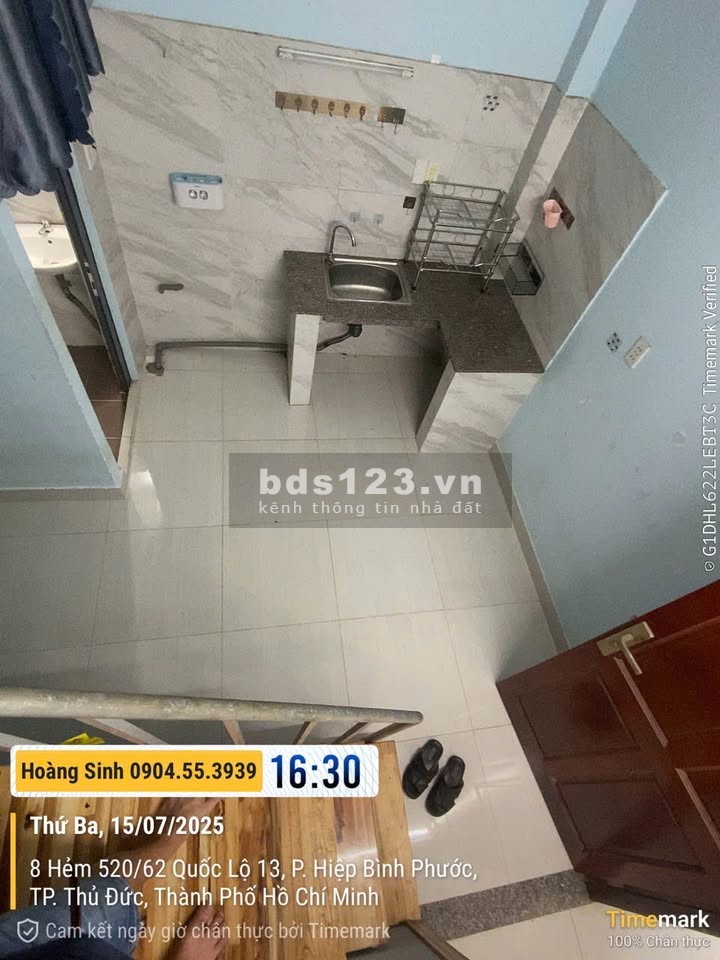 Phòng trọ 25m² có gác lửng, hẻm 520 QL13, Hiệp Bình Phước,…