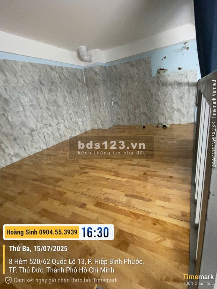 Phòng trọ 25m² có gác lửng, hẻm 520 QL13, Hiệp Bình Phước,…
