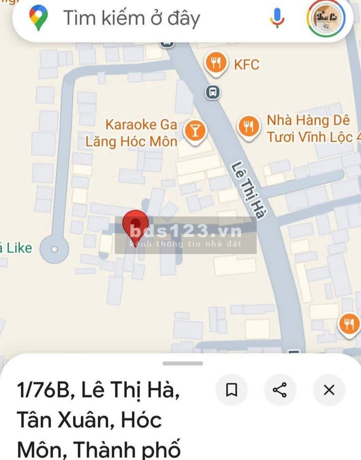 Cho thuê phòng trọ mới Đường Lê Thị Hà, Thị trấn Hóc Môn