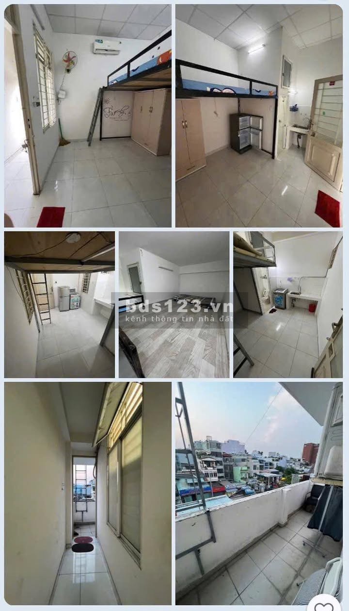 Phòng ban công 26m2, đủ nội thất, 594 Nguyễn Kiệm, P4 Phú…