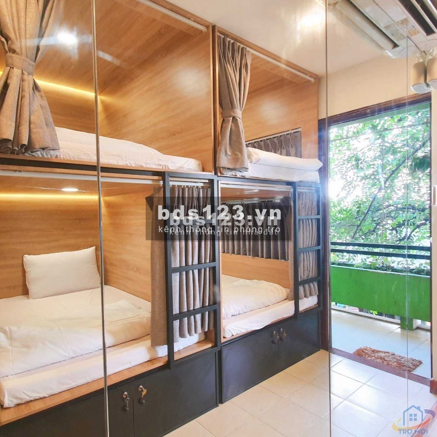 KTX nữ phòng ở ghép có ban công có nội thất, chỉ từ 1tr8…