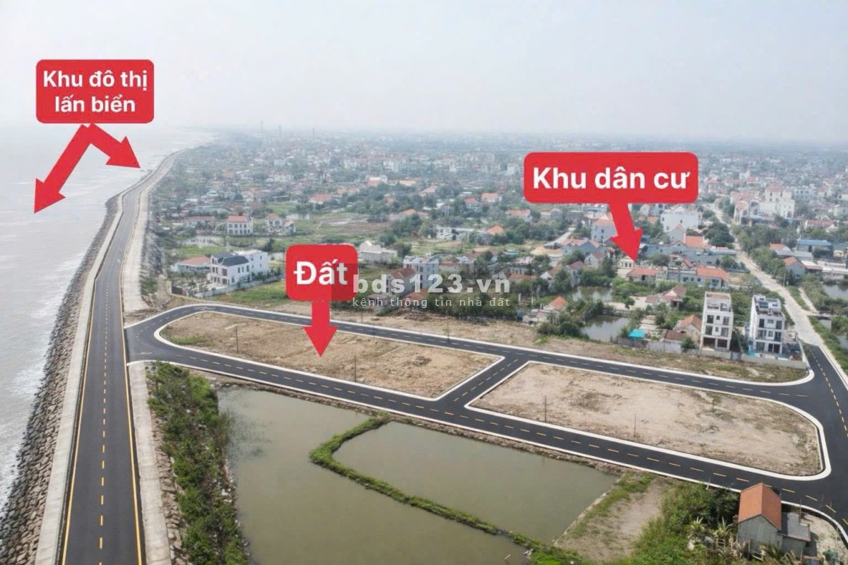 Chính chủ bán đất biển Thịnh Long sát KKT Ninh Cơ, cách biển 50m