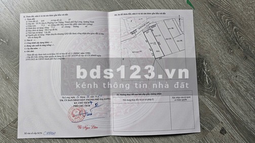Bán đất 75,5m² ngõ 14 Cao Thắng, Hạ Long – Sổ đỏ chính…