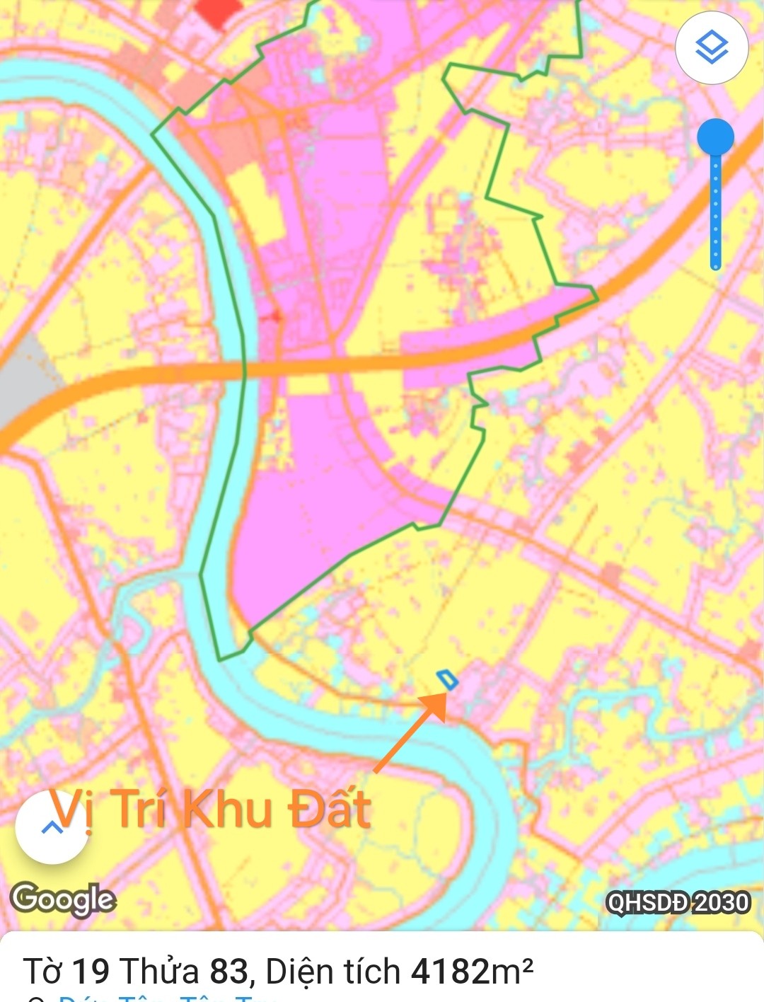 Bán gấp lô đất lúa hai mặt tiền hạ giá 570 triệu.công