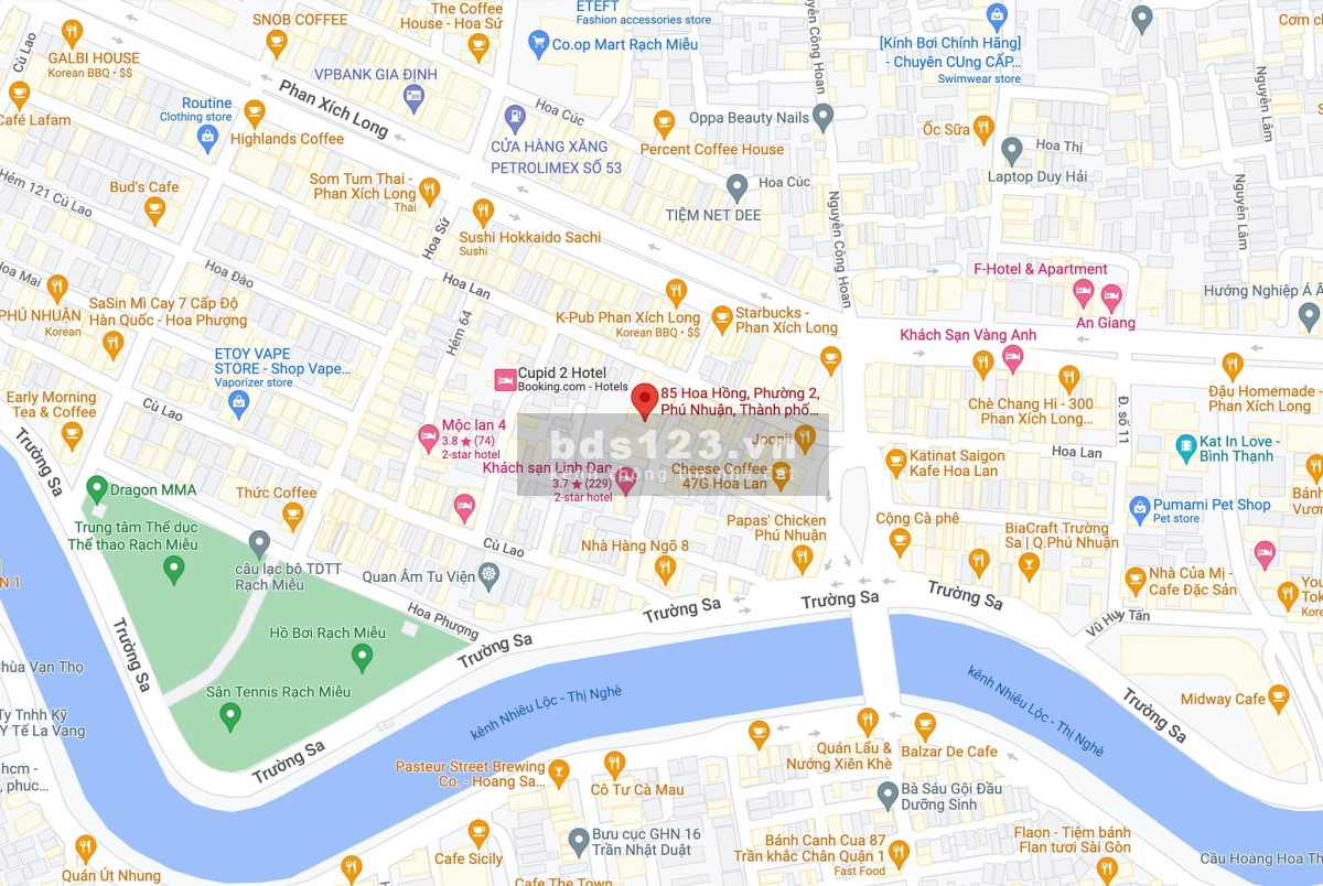 Cho thuê mặt bằng tọa độ vàng khu Phan Xích Long