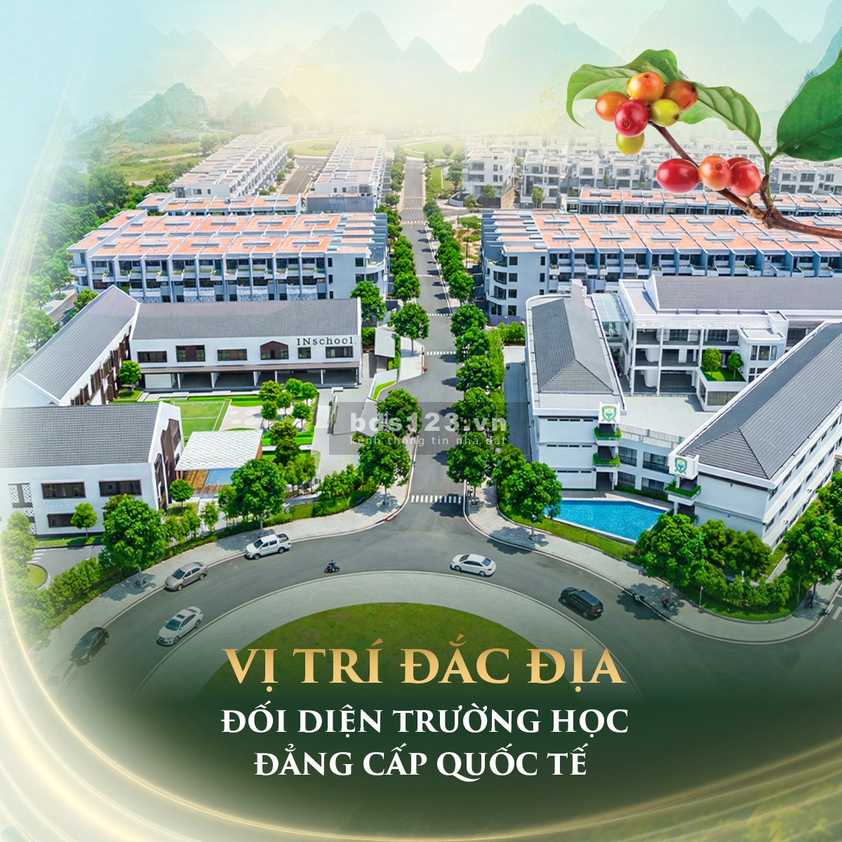 Nhà phố view trường học. trả trước 10% kí ngay HĐMB Thành…
