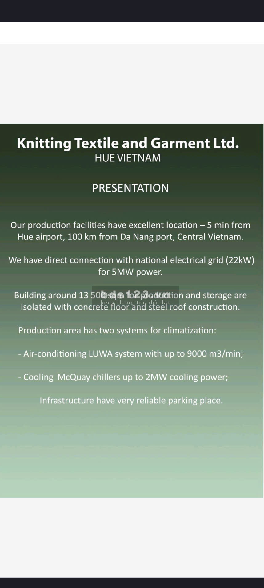 Chuyển nhượng dự án đầu tư tại Kcn Phú Bài ( Bán Nhà…