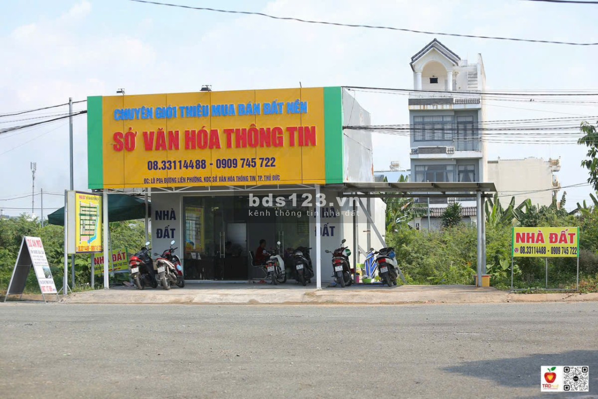 Bán đất nền KDC Sở Văn Hóa Thông Tin, Quận 9. Sổ đỏ, khu…
