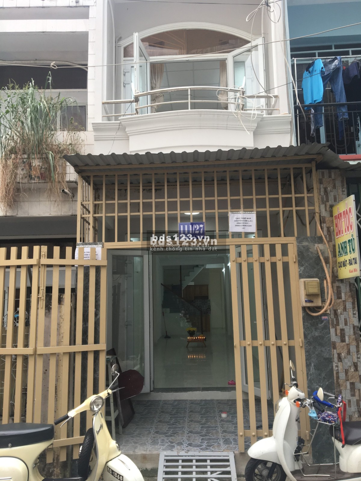 Cho thuê nhà nguyên căn hẻm xe hơi/ xe tải quay đầu