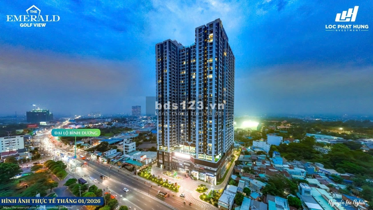 Bán căn hộ chung cư The Emerald Golf View, TPHCM - Sổ đỏ chính chủ