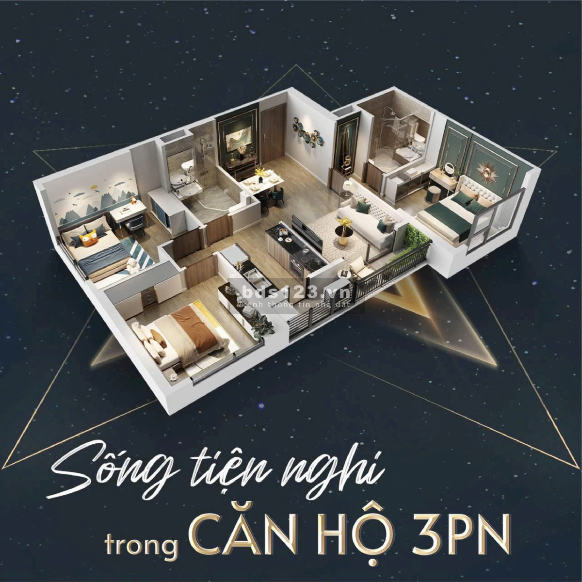 Siêu hot, chính chủ gửi bán căn 3PN 86m2 thiết kế thông minh,…