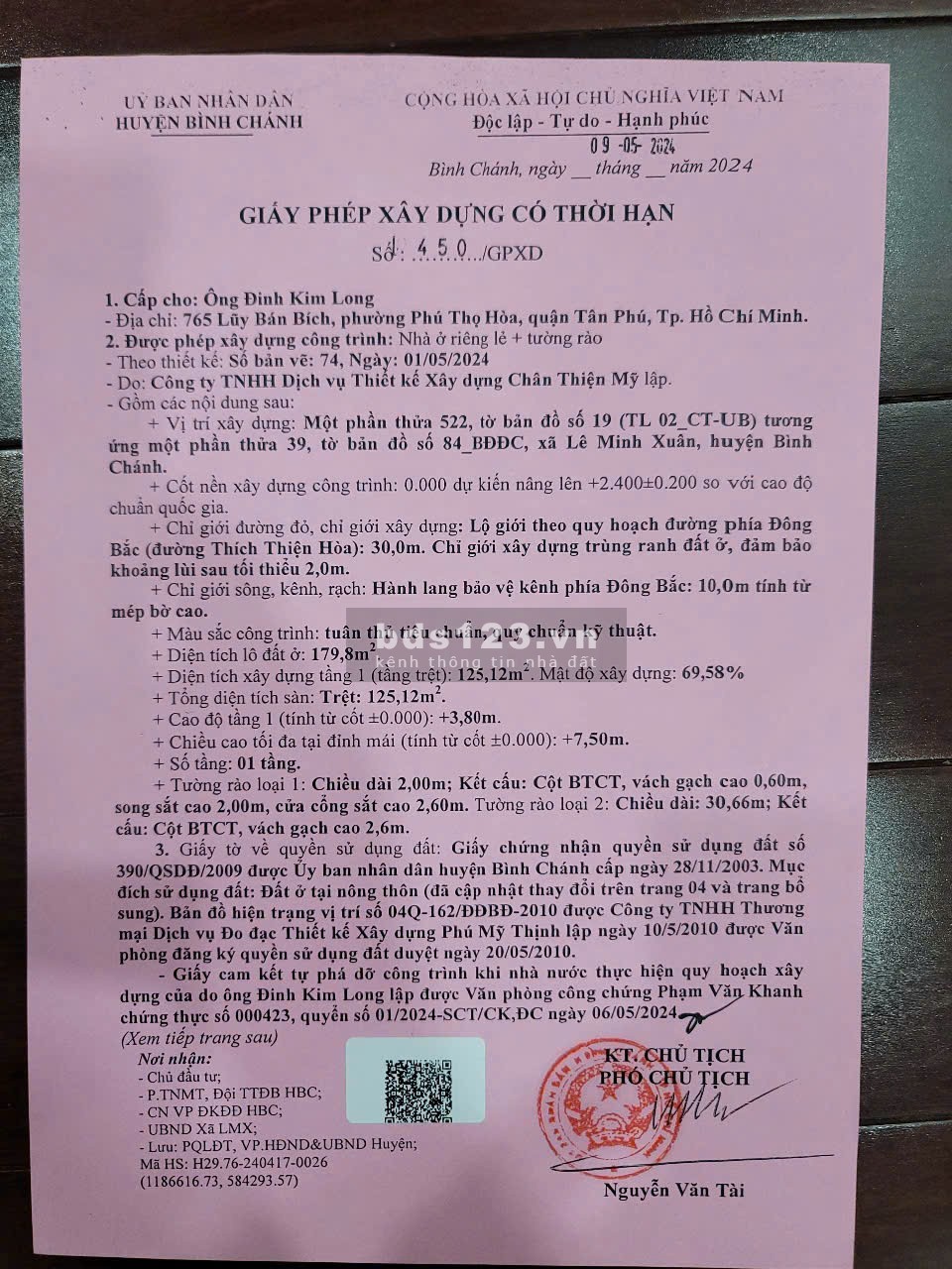 Bán Đất Mặt Tiền 290m2, Giá 6.8 Tỷ , Số 289 Thích Thiện…