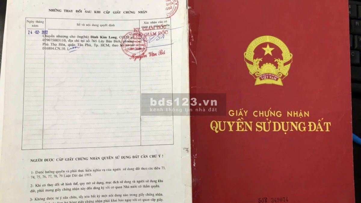 Bán Đất Mặt Tiền 290m2, Giá 6.8 Tỷ , Số 289 Thích Thiện…