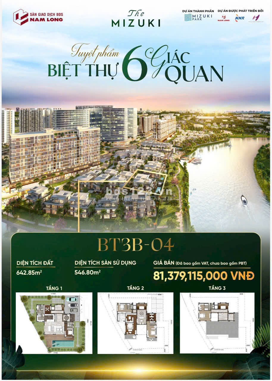 Biệt Thự Hạng Sang The Mizuki - Chiết Khấu Khủng 6.9 Tỷ -…