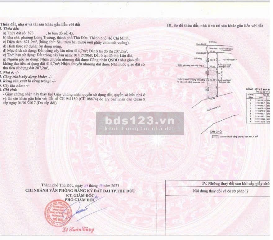 Chính chủ bán gấp biệt thự nhà vườn có hồ bơi 621.9m2 ở…